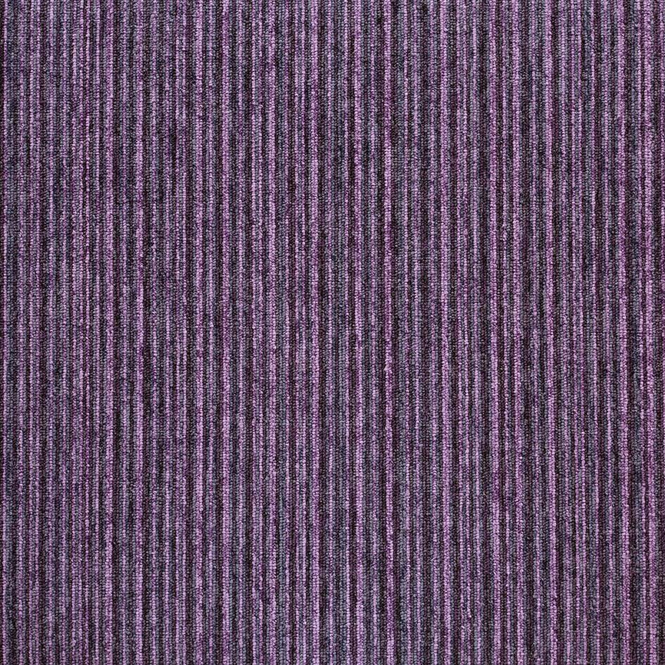 Burmatex Tivoli Multiline Hawaiian Purple Carpet Tile